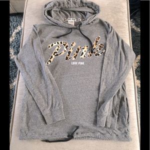 VS Pink lightweight hoodie